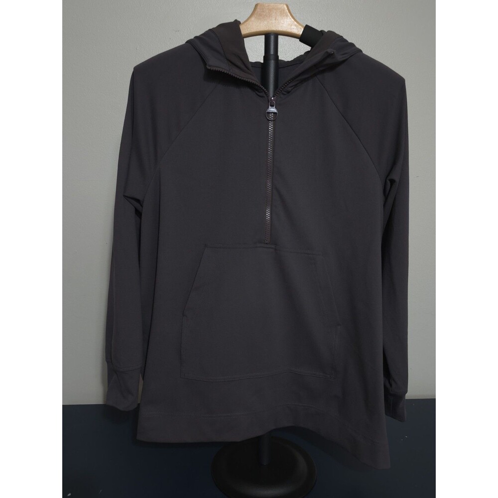 Athleta Glacier Poncho Hoodie Gray Oversized Athleisure X Small